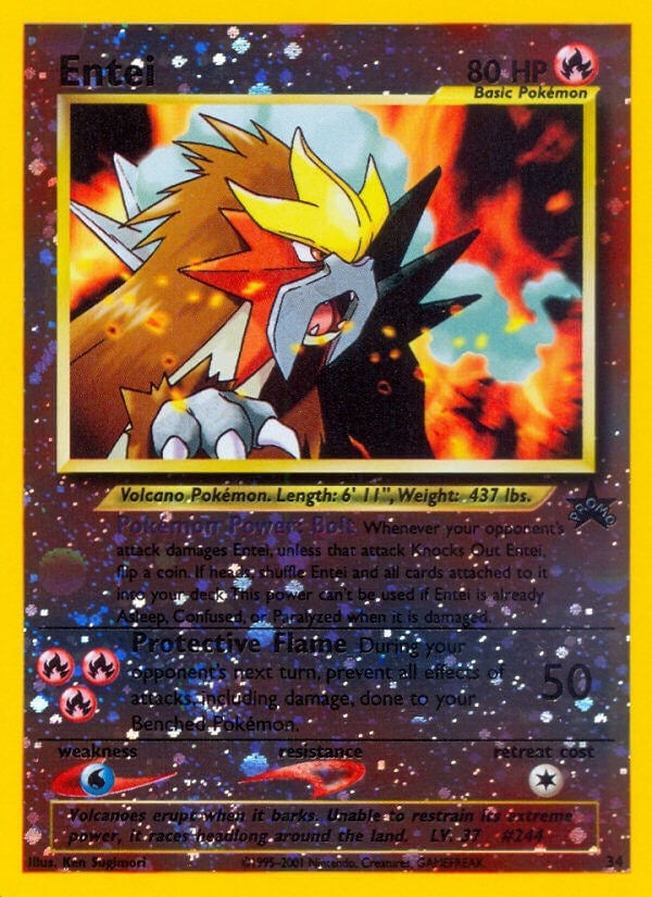 Image for Entei (34/53) (WoTC Promo) - Pokemon