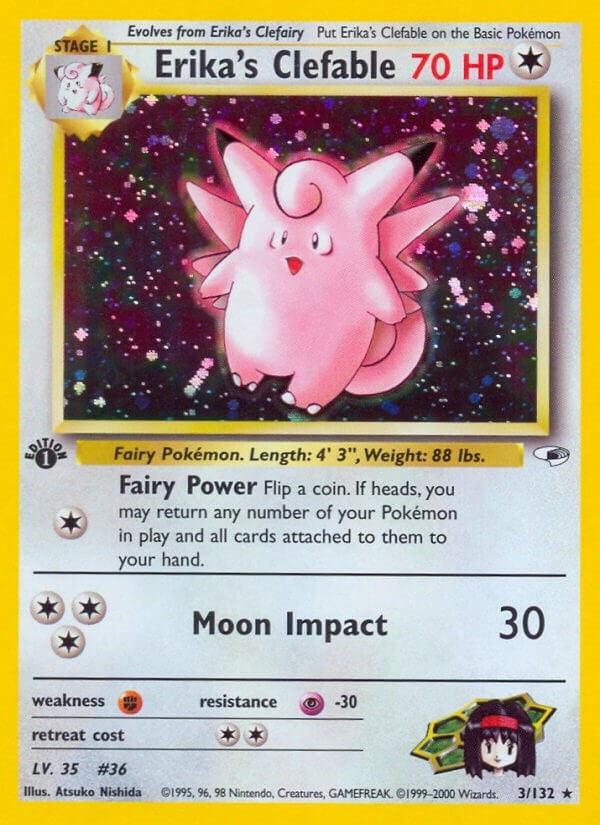 Image for Erika's Clefable (003/132) (Gym Heroes) - Pokemon