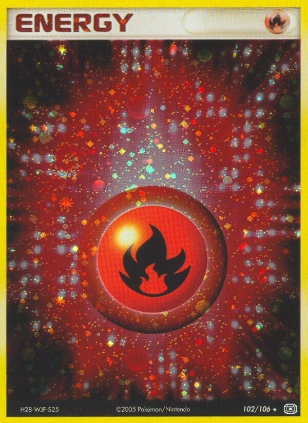 Image for Fire Energy (102/106) (Emerald) - Pokemon