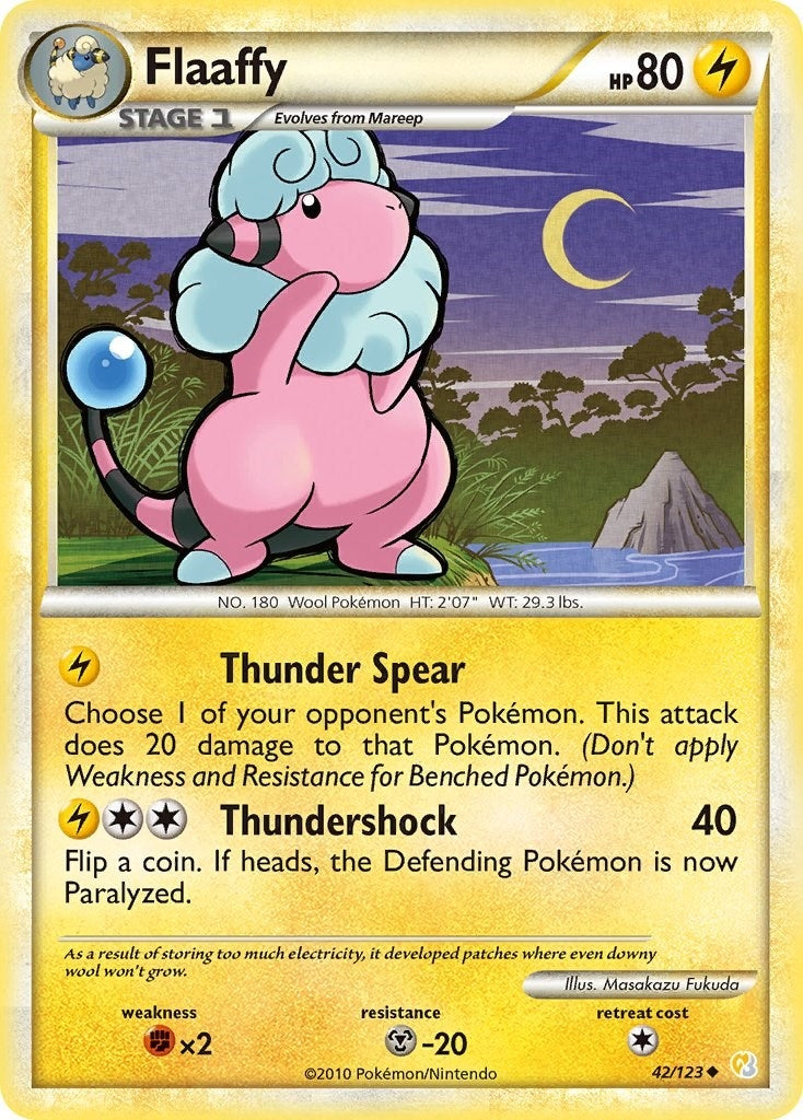 Image for Flaaffy (42/123) (HeartGold SoulSilver) - Pokemon