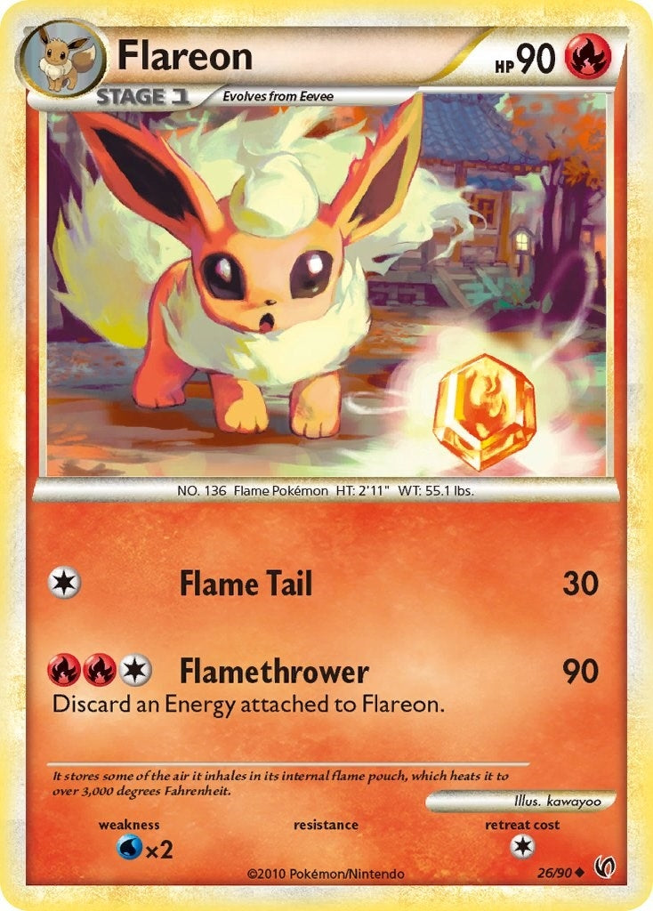 Image for Flareon (26/90) (Undaunted) - Pokemon