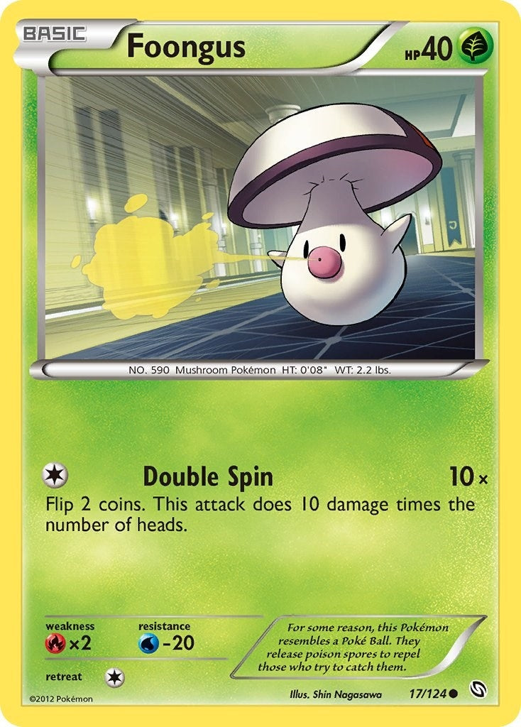 Image for Foongus (17/124) (Dragons Exalted) - Pokemon