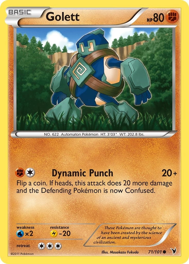 Image for Golett (71/101) (Noble Victories) - Pokemon