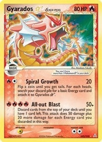 Image for Gyarados Star (Delta Species) (102/110) (Holon Phantoms) - Pokemon