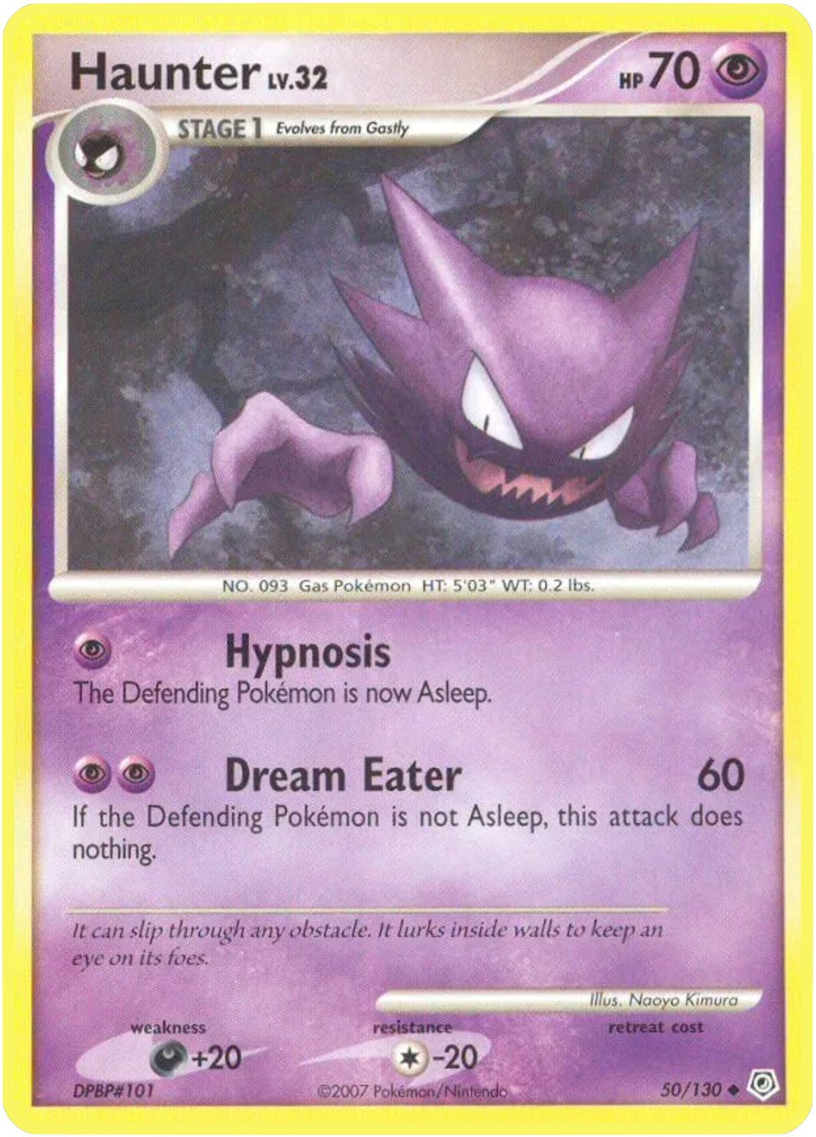 Image for Haunter (50/130) (Diamond and Pearl) - Pokemon