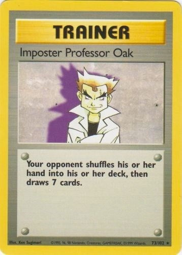 Image for Imposter Professor Oak (073/102) (Base Set) - Pokemon