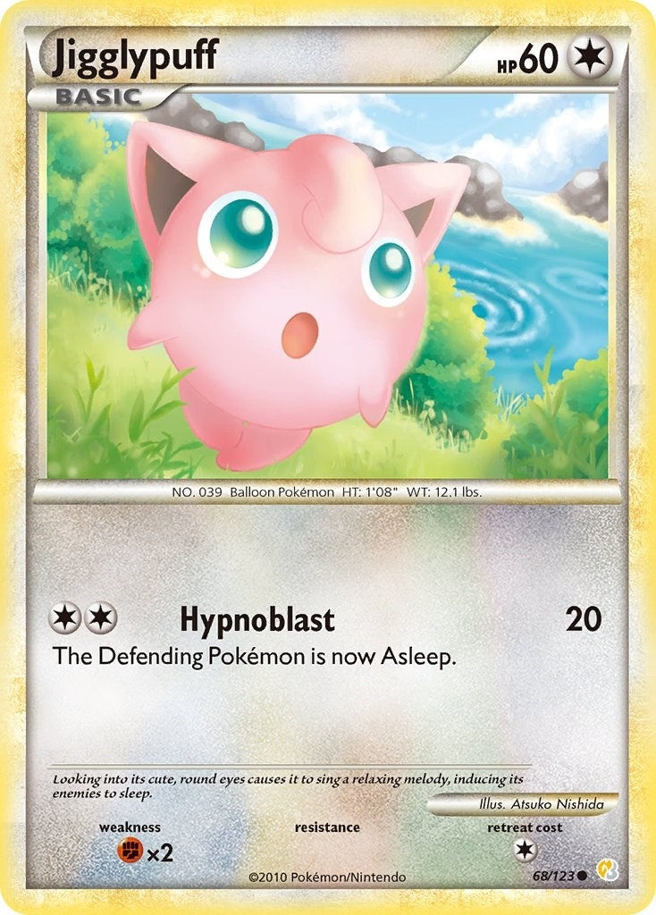 Image for Jigglypuff (68/123) (HeartGold SoulSilver) - Pokemon