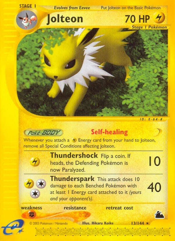 Image for Jolteon (13) (013/144) (Skyridge) - Pokemon