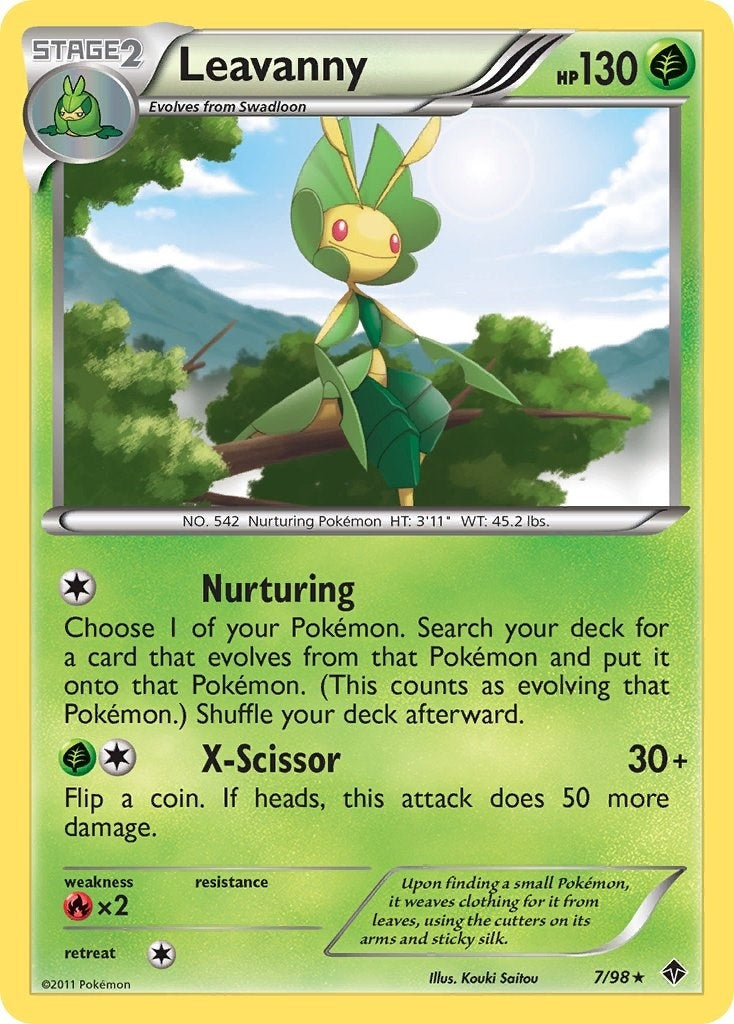 Image for Leavanny (7) (7/98) (Emerging Powers) - Pokemon