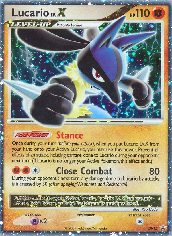 Image for Lucario LV.X - DP12 (DP12) (Diamond and Pearl Promos) - Pokemon