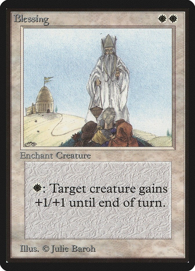 Image for Blessing (Beta Edition) - Magic: The Gathering