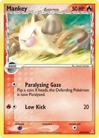 Image for Mankey (Delta Species) (70/110) (Holon Phantoms) - Pokemon
