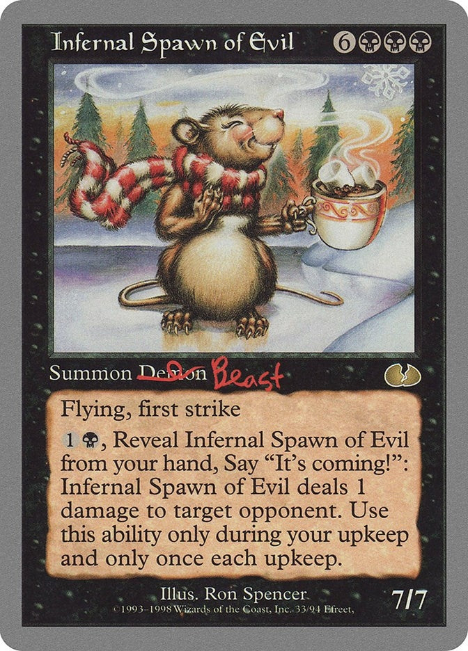 Image for Infernal Spawn of Evil (33) (Unglued) - Magic: The Gathering