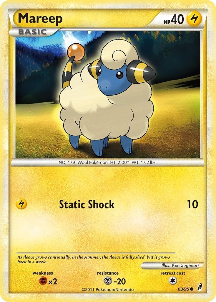 Image for Mareep (63/95) (Call of Legends) - Pokemon
