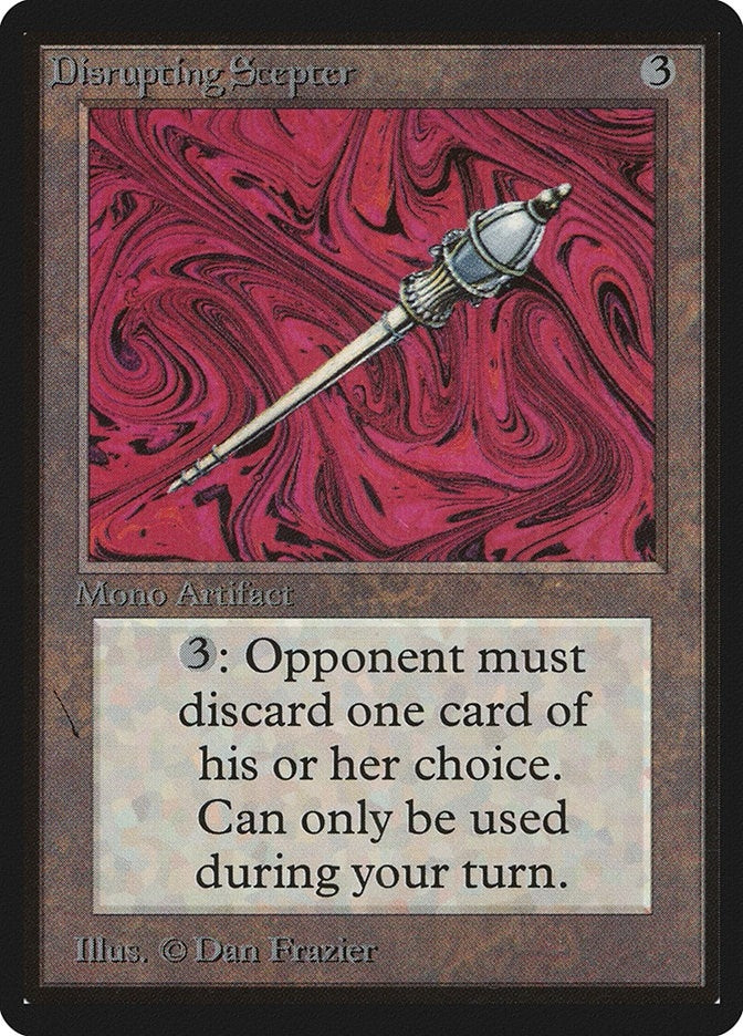 Image for Disrupting Scepter (Beta Edition) - Magic: The Gathering
