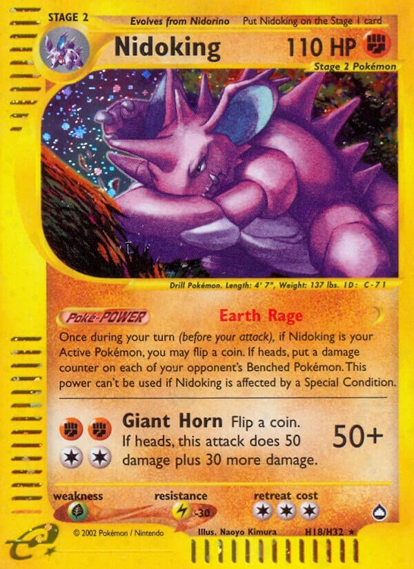 Image for Nidoking (H18) (H18/H32) (Aquapolis) - Pokemon