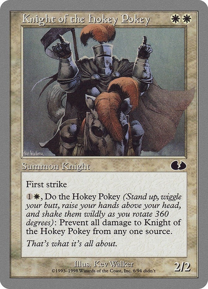 Image for Knight of the Hokey Pokey (6) (Unglued) - Magic: The Gathering