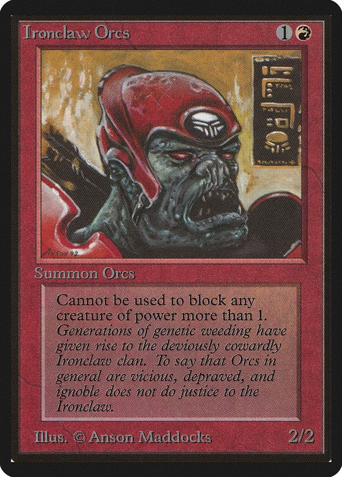 Image for Ironclaw Orcs (Beta Edition) - Magic: The Gathering