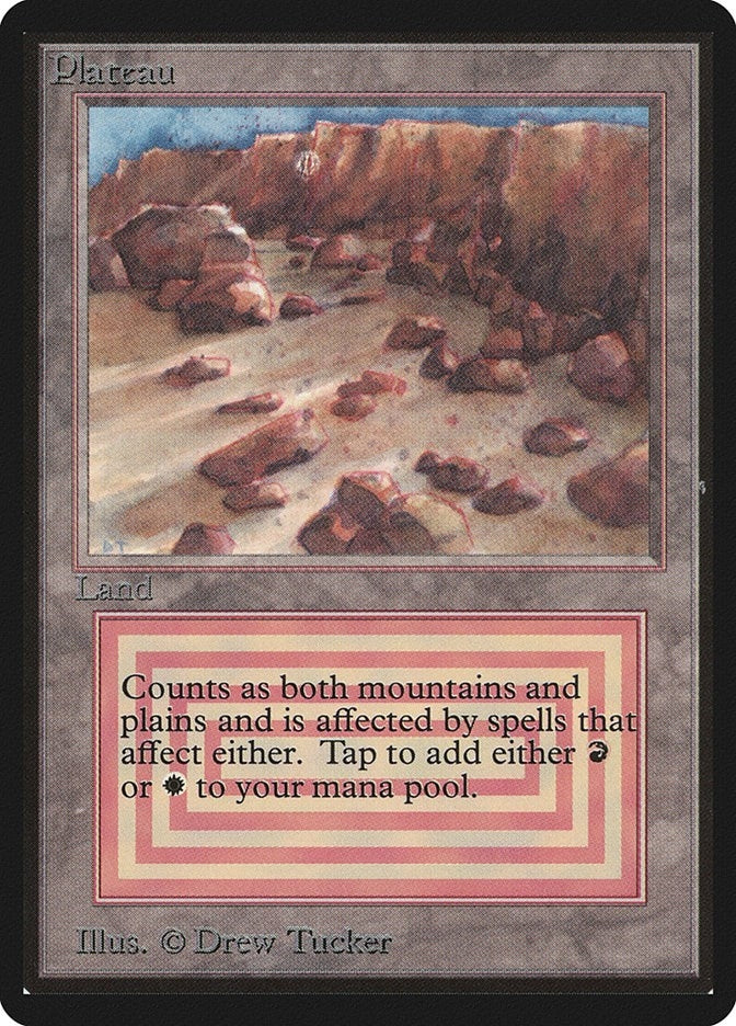 Image for Plateau (Beta Edition) - Magic: The Gathering