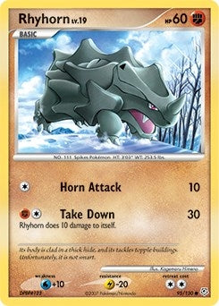 Image for Rhyhorn (95/130) (Diamond and Pearl) - Pokemon