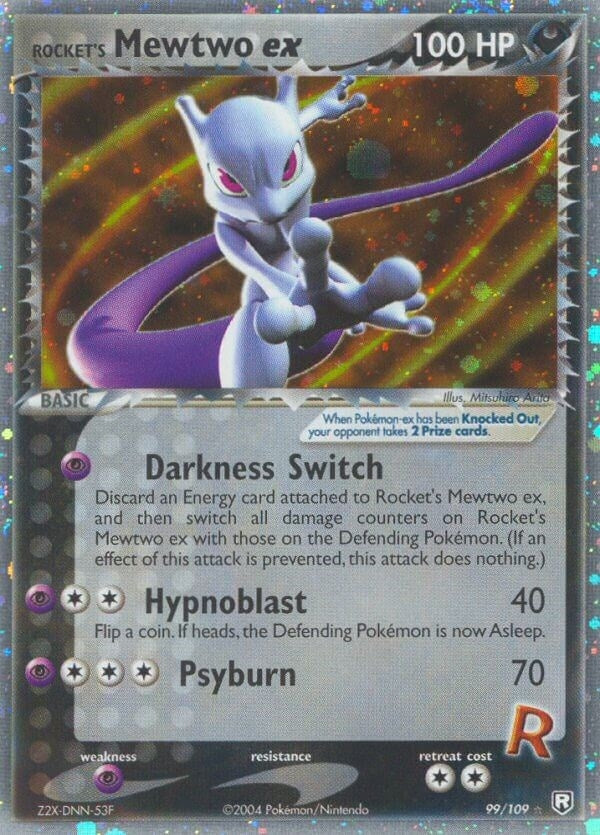 Image for Rocket's Mewtwo ex (99/109) (Team Rocket Returns) - Pokemon