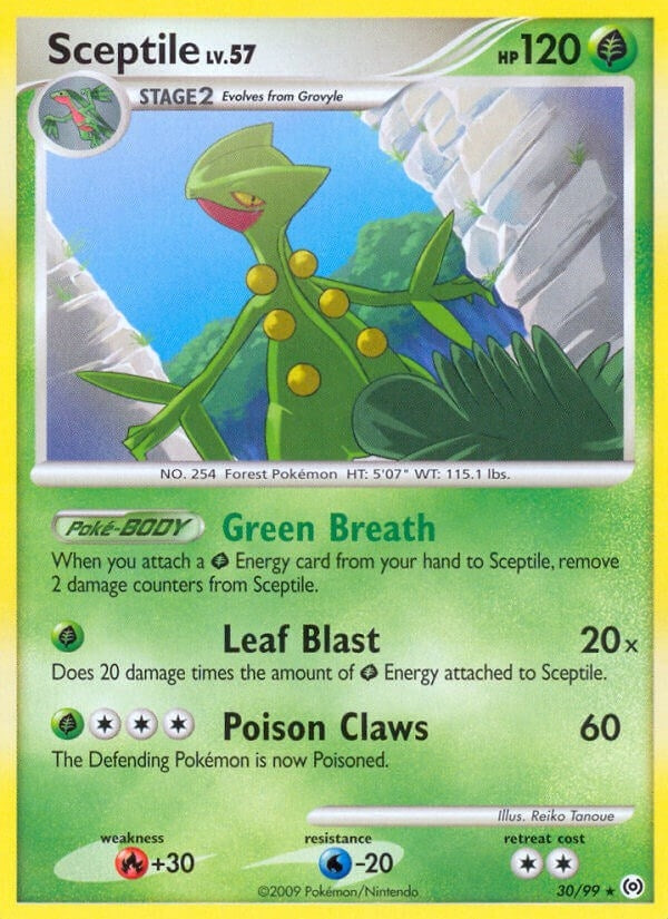 Image for Sceptile (30) (30/99) (Arceus) - Pokemon