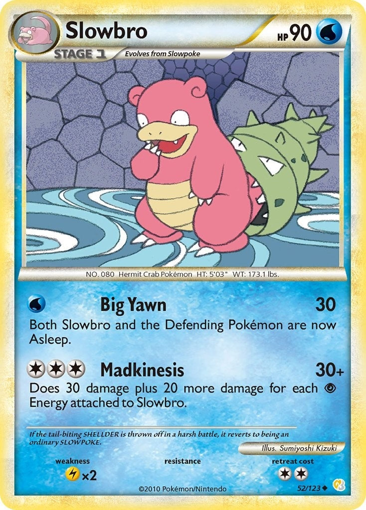 Image for Slowbro (52/123) (HeartGold SoulSilver) - Pokemon