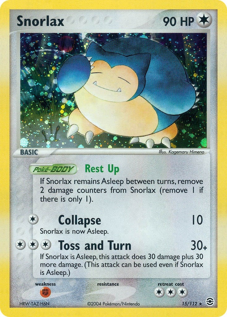 Image for Snorlax (15/112) (FireRed & LeafGreen) - Pokemon