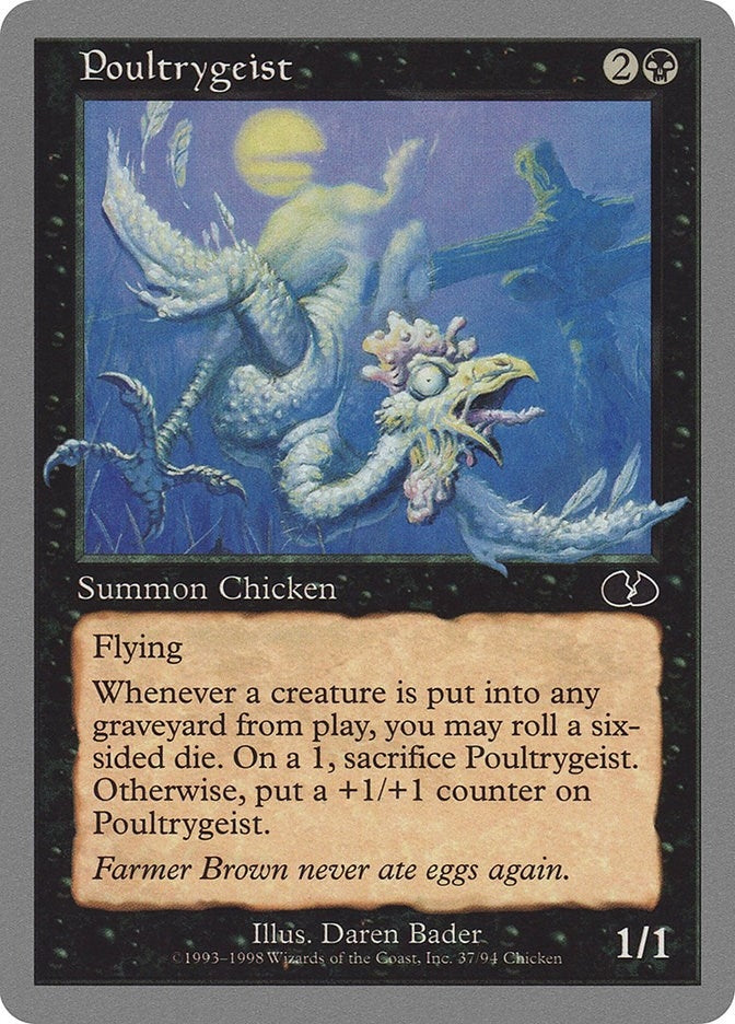 Image for Poultrygeist (37) (Unglued) - Magic: The Gathering