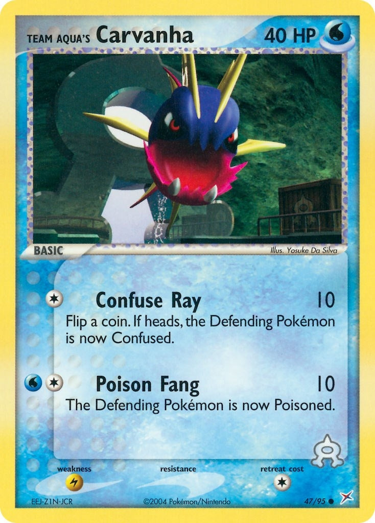 Image for Team Aqua's Carvanha (47/95) (Team Magma vs Team Aqua) - Pokemon