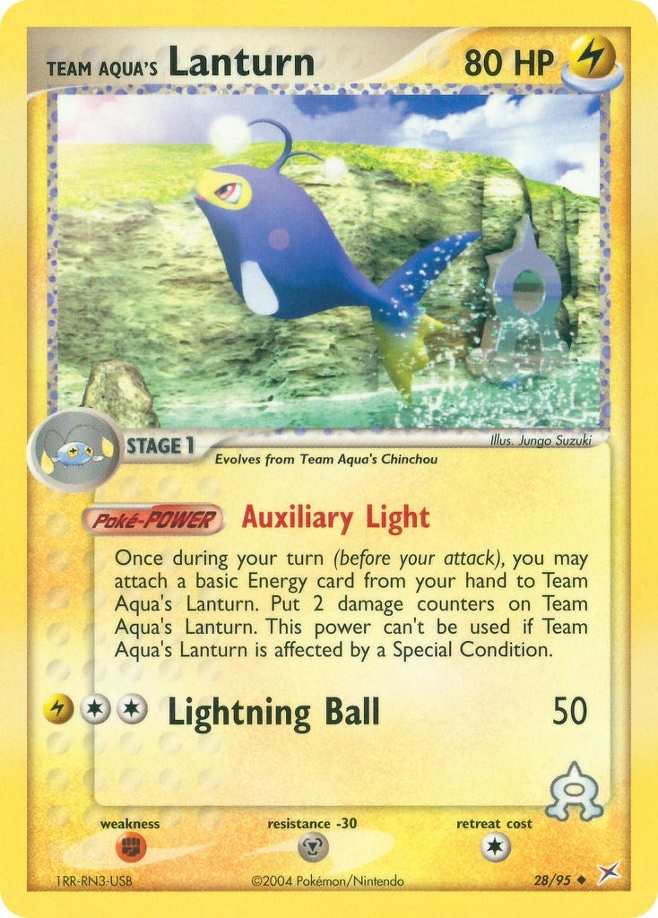Image for Team Aqua's Lanturn (28/95) (Team Magma vs Team Aqua) - Pokemon