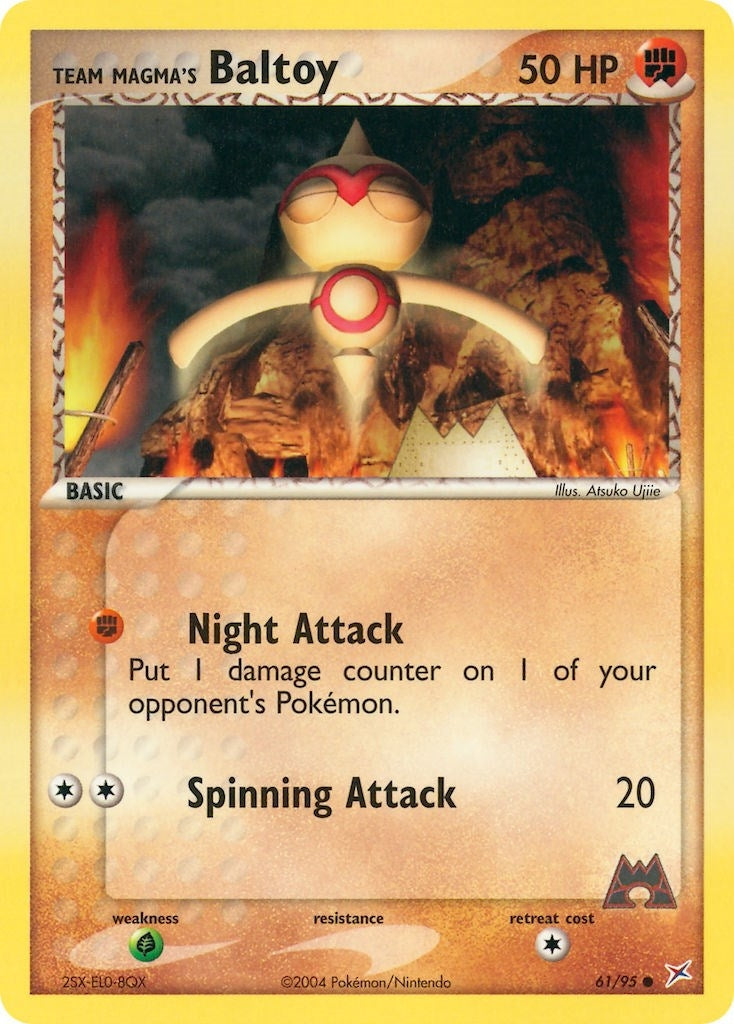 Image for Team Magma's Baltoy (61/95) (Team Magma vs Team Aqua) - Pokemon