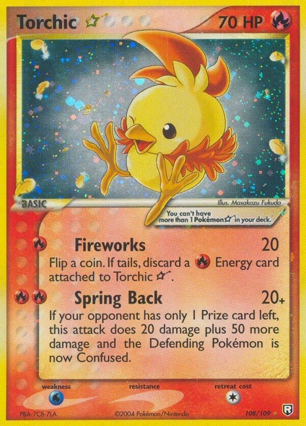 Image for Torchic Star (108/109) (Team Rocket Returns) - Pokemon