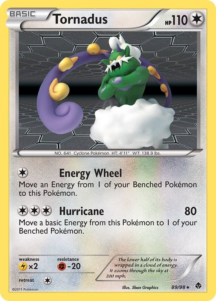 Image for Tornadus (89/98) (Emerging Powers) - Pokemon