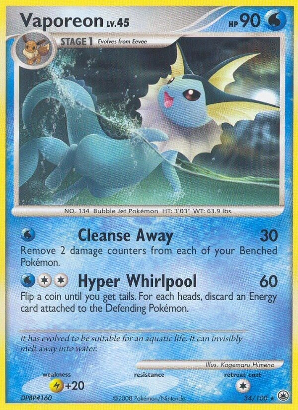 Image for Vaporeon (34/100) (Majestic Dawn) - Pokemon