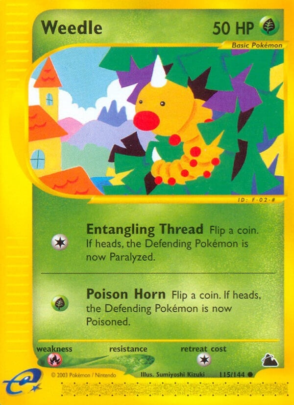 Image for Weedle (115) (115/144) (Skyridge) - Pokemon