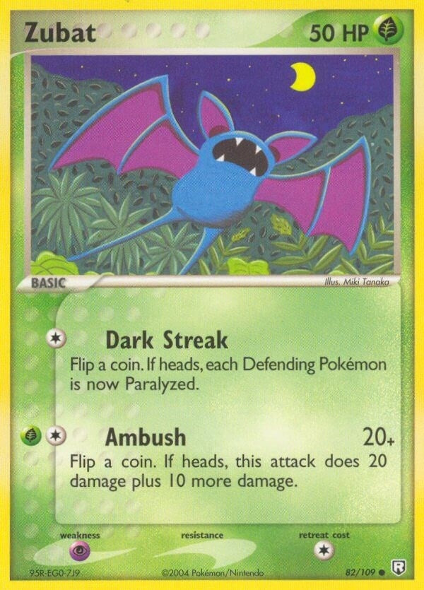 Image for Zubat (82/109) (Team Rocket Returns) - Pokemon