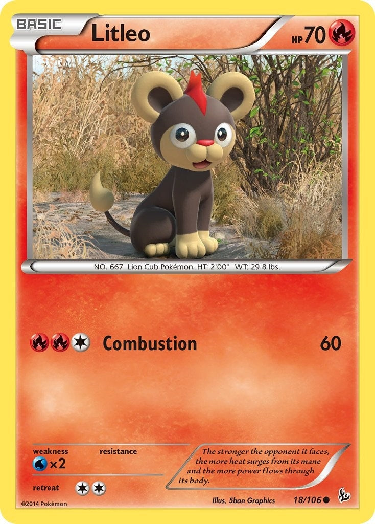 Image for Litleo (18) (18/106) (XY - Flashfire) - Pokemon