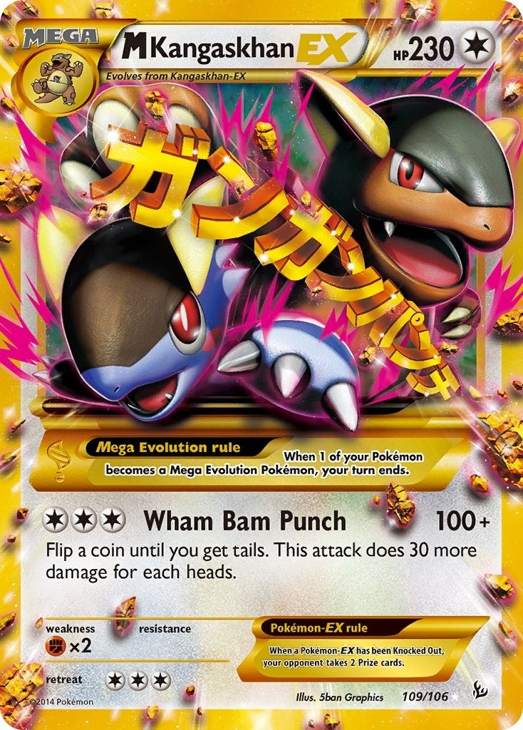Image for M Kangaskhan EX (109 Secret Rare) (109/106) (XY - Flashfire) - Pokemon