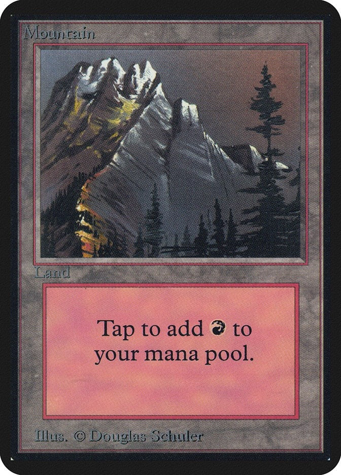 Image for Mountain (A) (Alpha Edition) - Magic: The Gathering