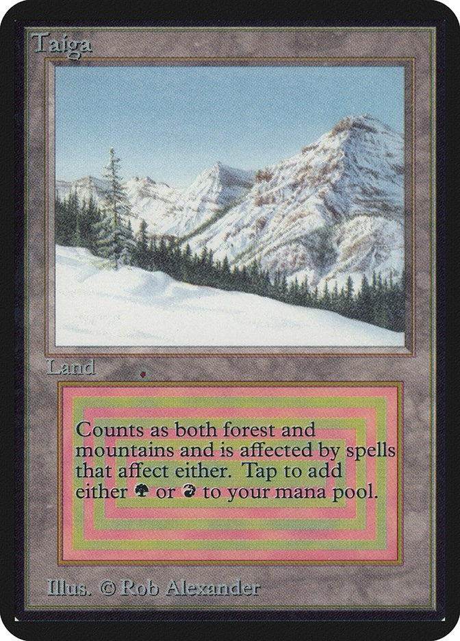 Image for Taiga (Alpha Edition) - Magic: The Gathering