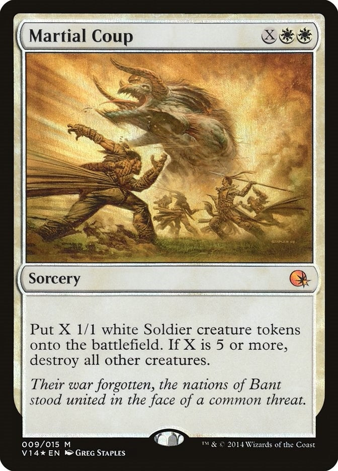 Image for Martial Coup (9) (From the Vault: Annihilation) - Magic: The Gathering