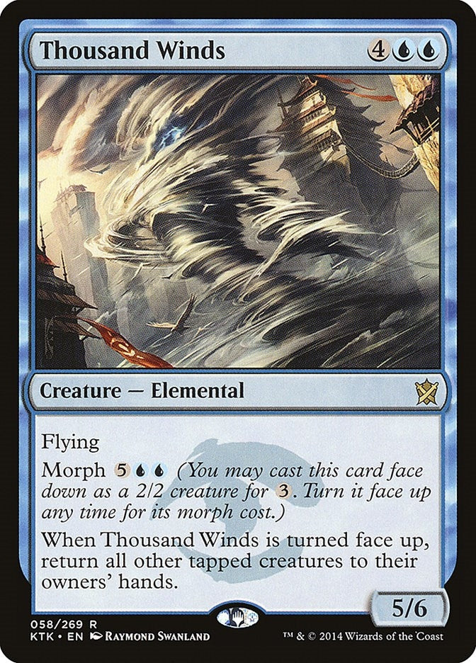 Image for Thousand Winds (58) (Khans of Tarkir) - Magic: The Gathering