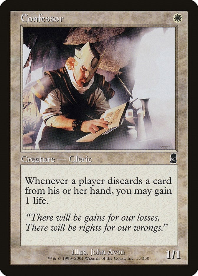 Image for Confessor (15) (Odyssey) - Magic: The Gathering