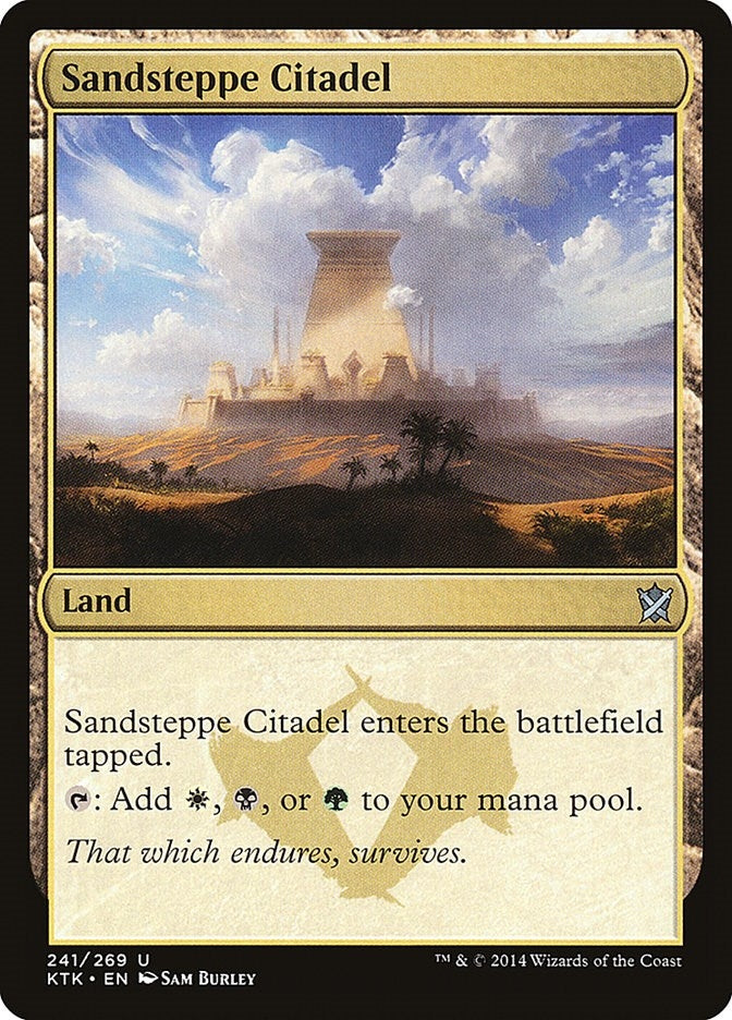 Image for Sandsteppe Citadel (241) (Khans of Tarkir) - Magic: The Gathering