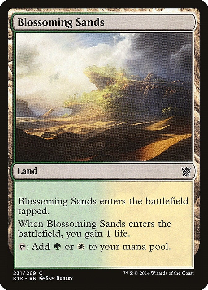 Image for Blossoming Sands (231) (Khans of Tarkir) - Magic: The Gathering