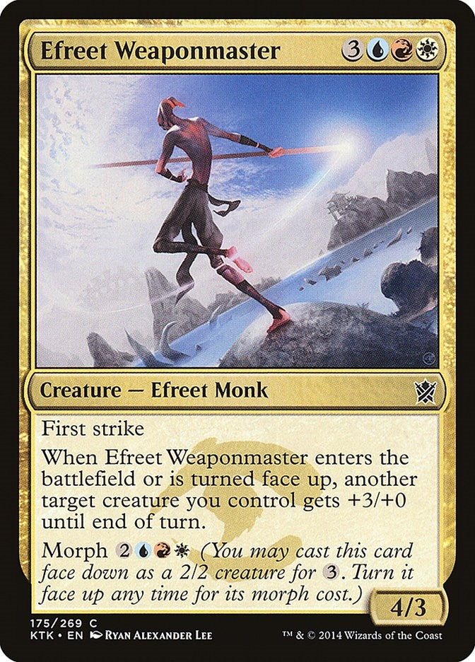 Image for Efreet Weaponmaster (175) (Khans of Tarkir) - Magic: The Gathering