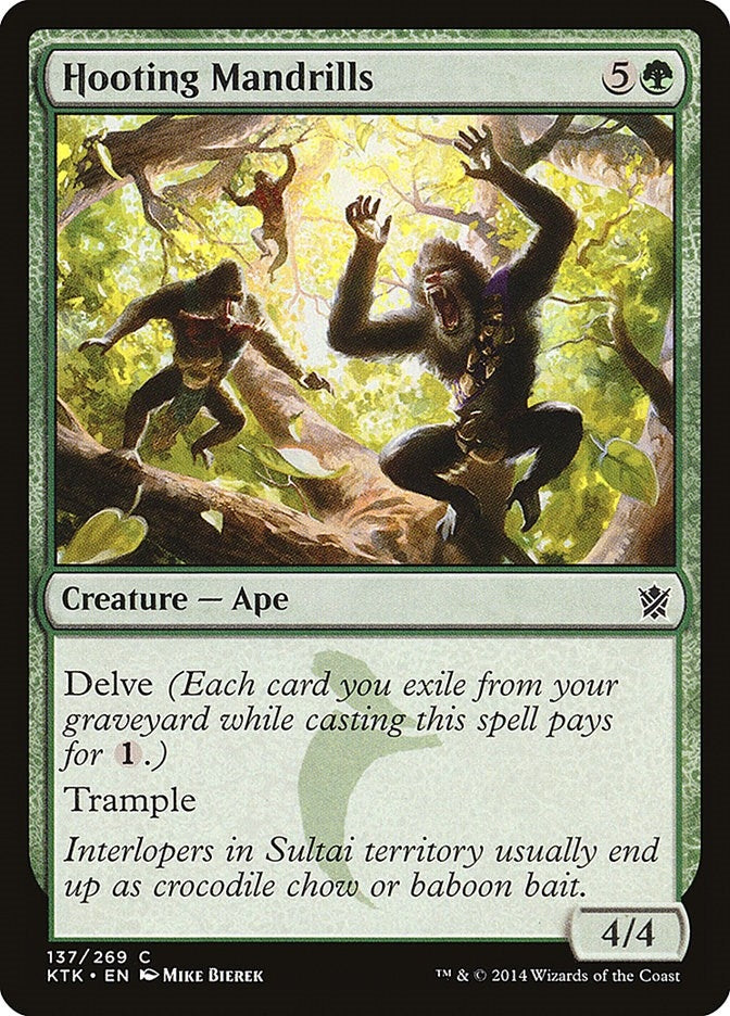Image for Hooting Mandrills (137) (Khans of Tarkir) - Magic: The Gathering