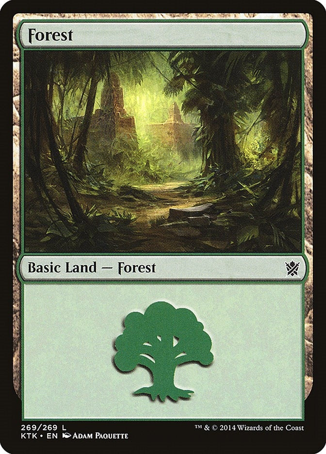 Image for Forest (269) (269) (Khans of Tarkir) - Magic: The Gathering