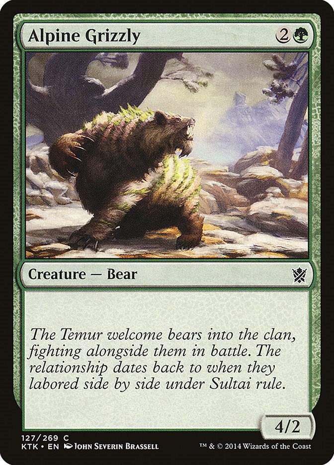 Image for Alpine Grizzly (127) (Khans of Tarkir) - Magic: The Gathering